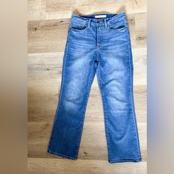 Athleta Sculptek Jeans Straight Leg Size 6 - Picture 1 of 9